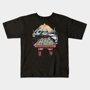 The Pool Sharks // Funny Parody Painting Kids T-Shirt